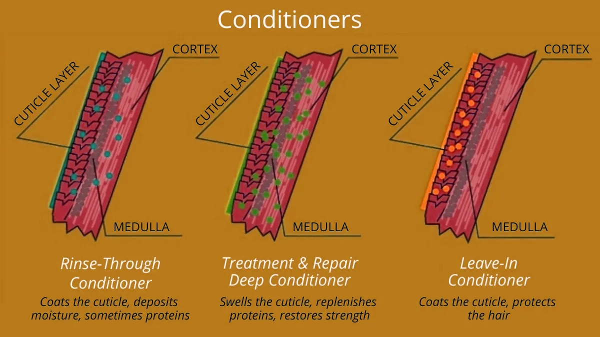 How Conditioner Affects Different Hair Types