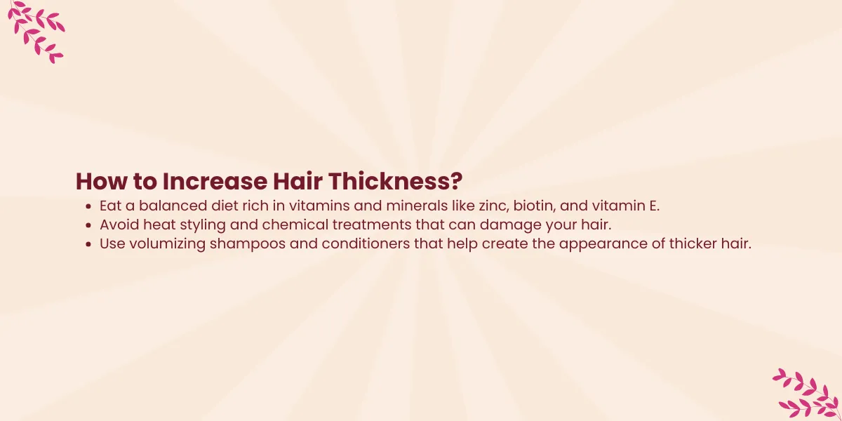 How to Increase Hair Thickness