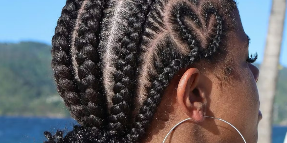 Cornrows with Loose Ends