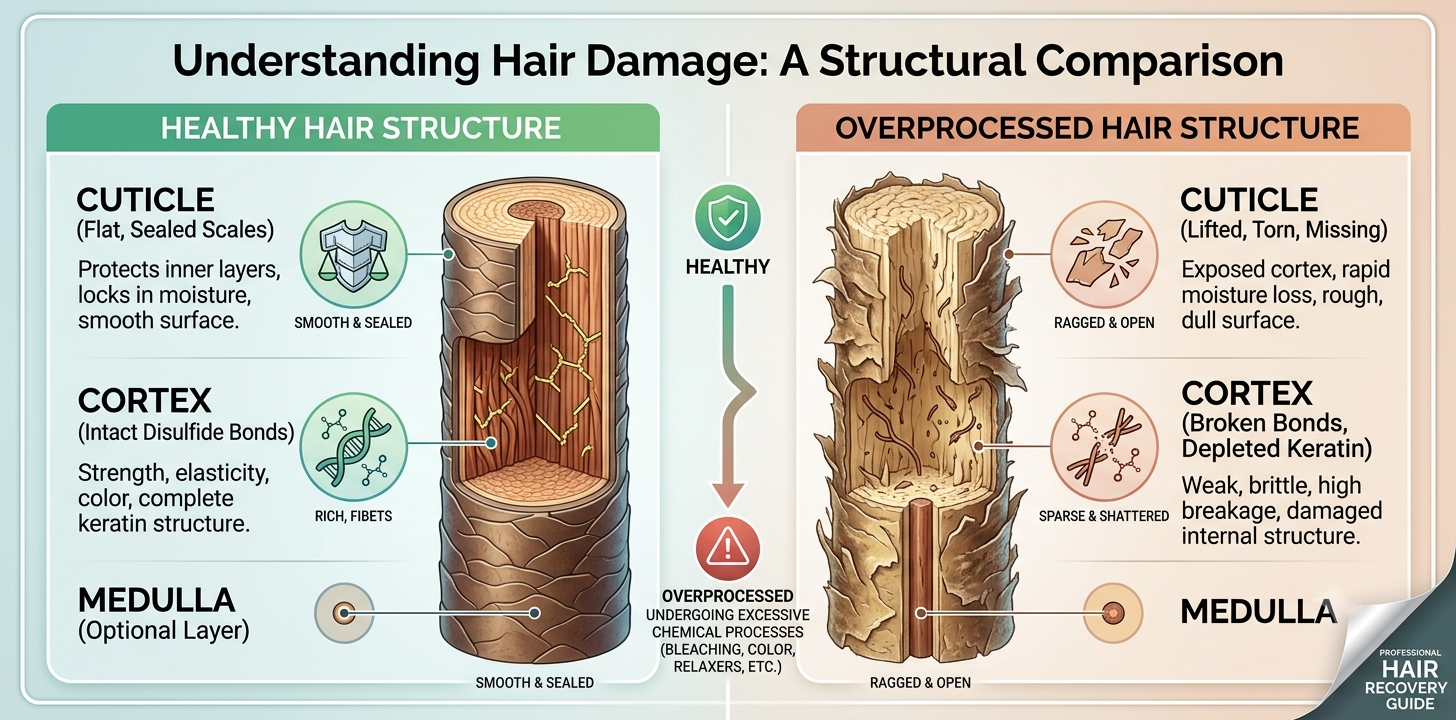 Healthy Hair Structur