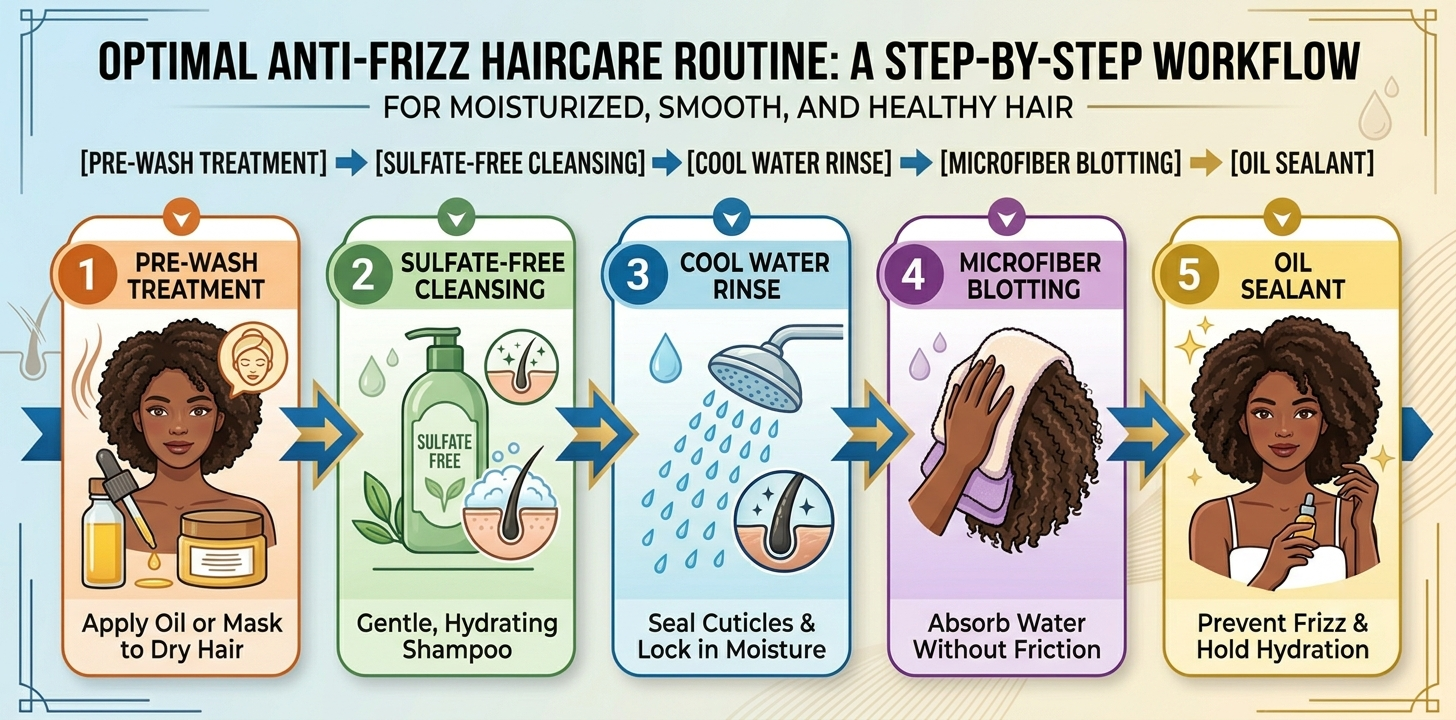 Home Remedies for Frizzy Hair infograph 02