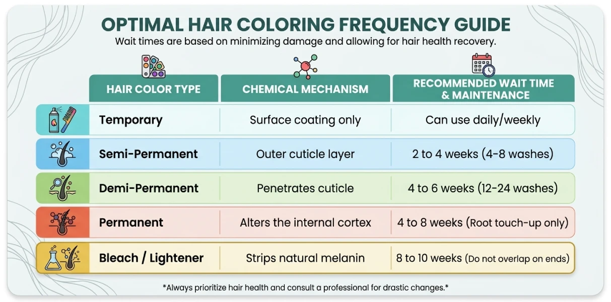 How Long Between Hair Coloring?
