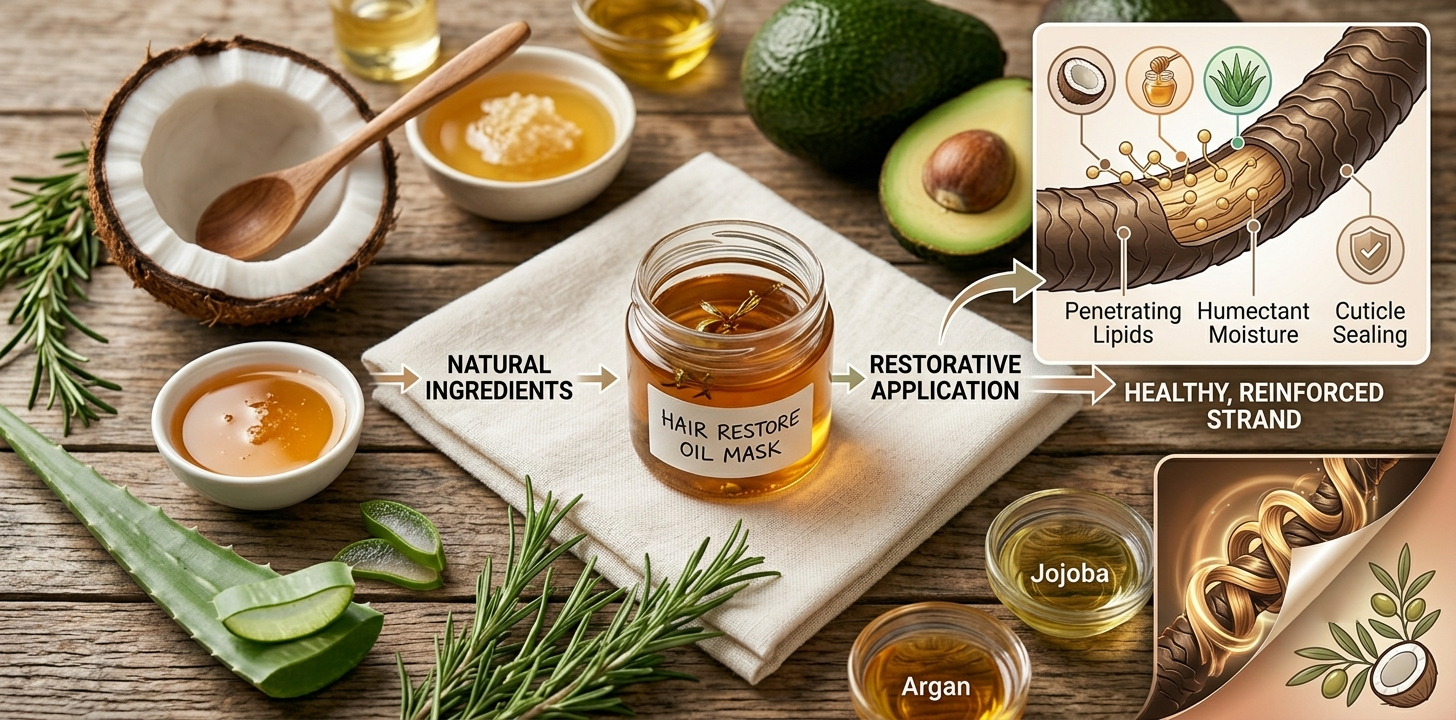How to Restore Damaged Hair Naturally (1)