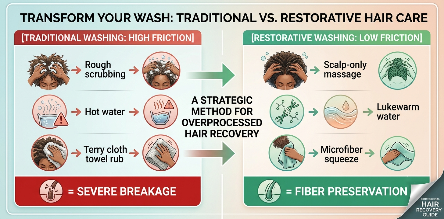 Traditional Washing High Friction