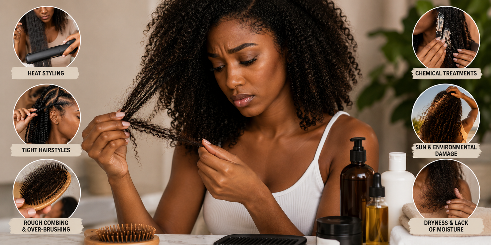 Common Causes of Hair Breakage