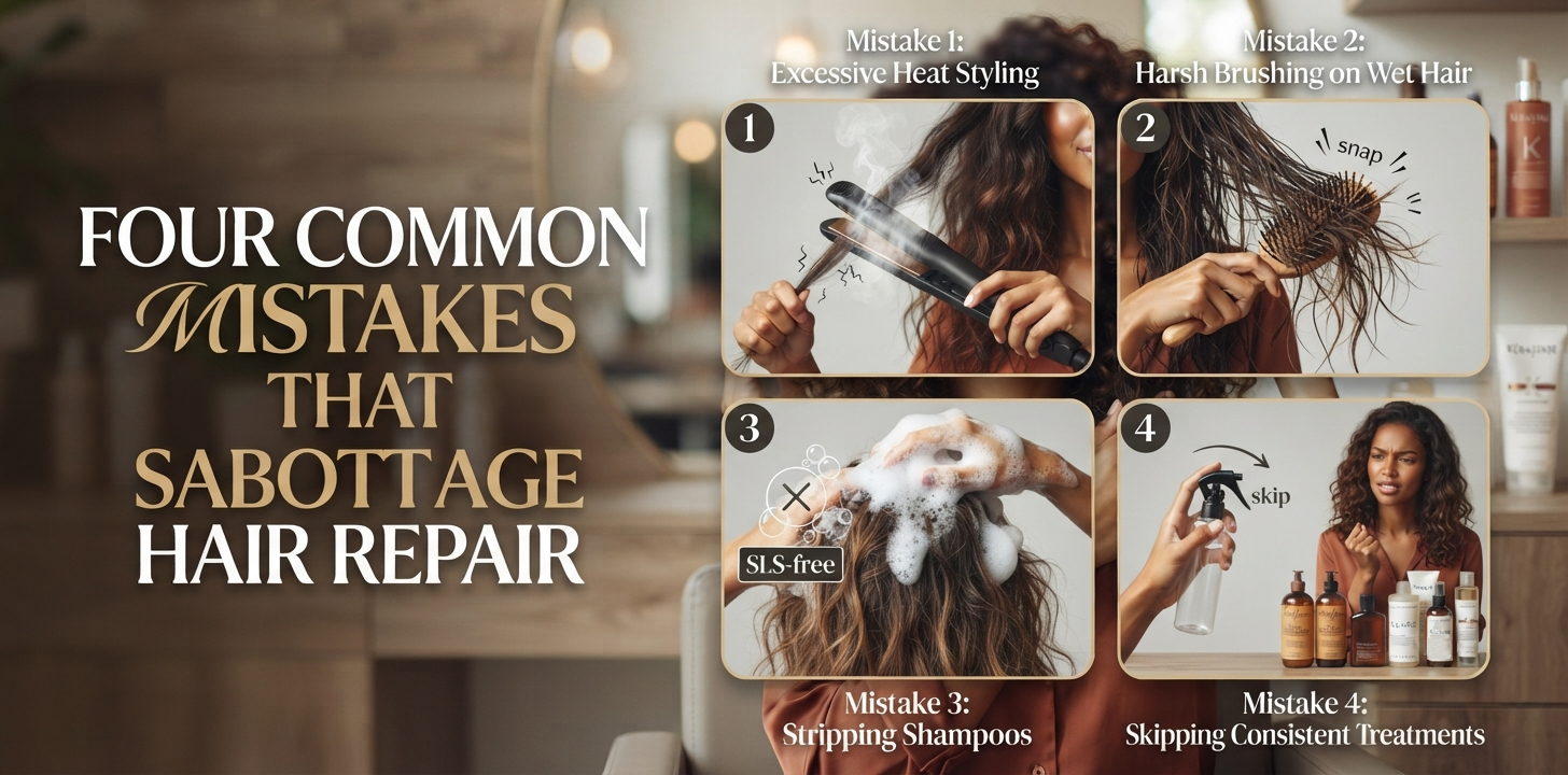 Four Common Mistakes that Sabotage Hair Repair